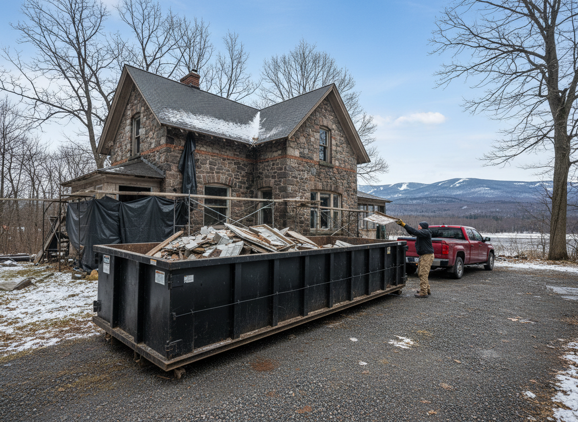 Estimating Rolloff Dumpster Rental Costs for Home Renovations in Ironwood MI