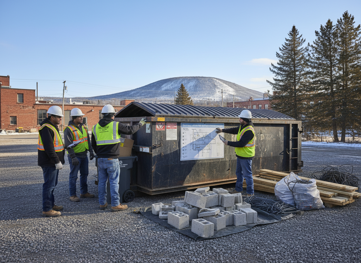 Local Rules for Disposing of Construction Debris with a Rolloff Dumpster in Ironwood