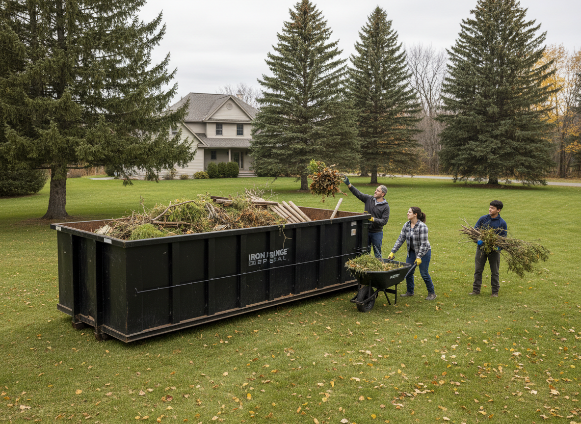 What Size Rolloff Dumpster Works Best for Yard Cleanup Projects in Gogebic County