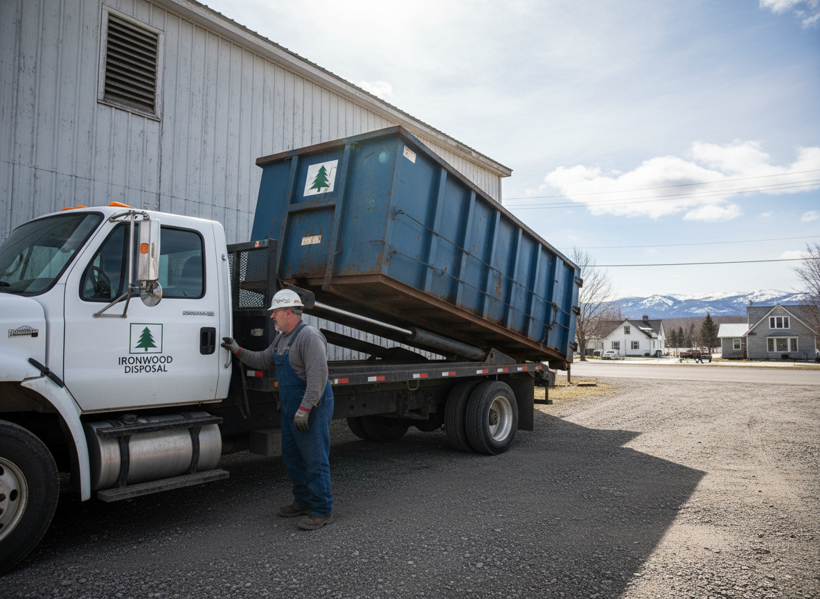 Dumpster Rental work by Dumpster Rental Ironwood in Ironwood, MI